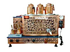 3 Demlikli Bakır  Çay Kazanı GAZ+ELK Tam Otomatik