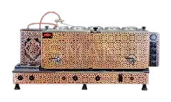 5 Demlikli Bakır Tam Otomatik Çay Kazanı GAZ+ELK