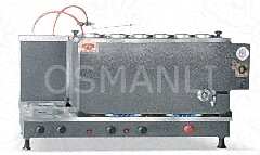 6 Demlikli GRİ Tam Otomatik Çay Kazanı GAZ+ELK