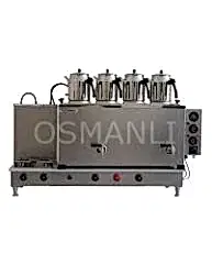 4 Demlikli İnoks Tam Otomatik Çay Kazanı GAZ+ELK