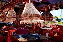 Bakır Mangalbaşı Masa Izgara Davlumbaz Ocakbaşı (4 kişilik) Tam Takım