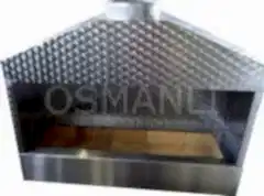 Paslanmaz Krom Ocakbaşı Mangal Izgara. 3 Tarafı Kapalı Köfte, Balık ve Kebap Ocağı