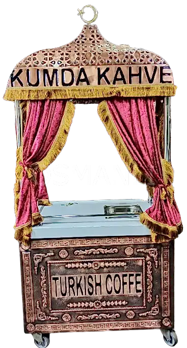 Kumda Kahve Standı Arabası Tezgahlı  Közde Kahve Kahveci Güzeli