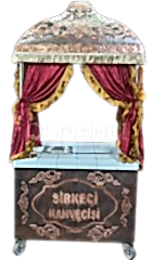 Kumda Kahve Standı Arabası Tezgahlı  Közde Kahve Kahveci Güzeli