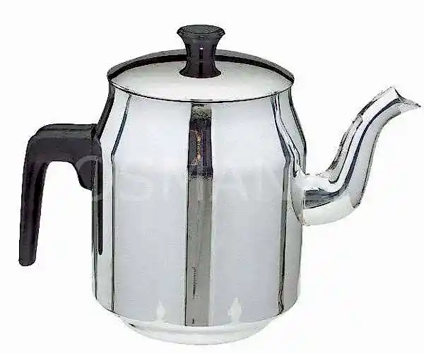 3 NO ÇELİK KAHVECİ DEMLİĞİ - ÇAY KAZANI İÇİN PASLANMAZ DEMLİK ÇAYDANLIK