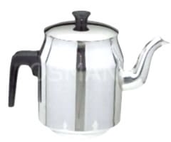 3 NO ÇELİK KAHVECİ DEMLİĞİ - ÇAY KAZANI İÇİN PASLANMAZ DEMLİK ÇAYDANLIK