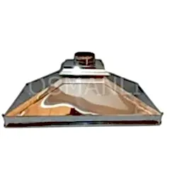 KROM PASLANMAZ  STATİK BOYALI DAVLUMBAZ - ÇAY KAZANI ÇAY OCAĞI İÇİN