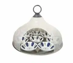 KAPALI (MOBLEN) ASKILI ÇAY TEPSİSİ - KÜÇÜK BOY