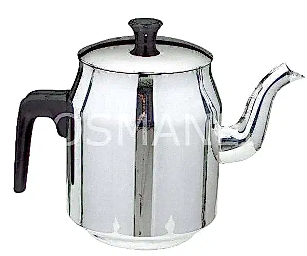 4 NO ÇELİK KAHVECİ DEMLİĞİ - ÇAY KAZANI İÇİN PASLANMAZ DEMLİK ÇAYDANLIK