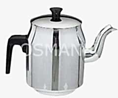 5 NO ÇELİK KAHVECİ DEMLİĞİ - ÇAY KAZANI İÇİN PASLANMAZ DEMLİK ÇAYDANLIK