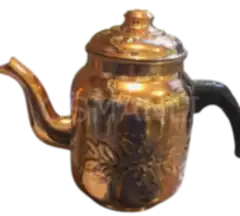 BAKIR KAHVECİ DEMLİĞİ - ÇAY KAZANI İÇİN DEMLİK ÇAYDANLIK - ORTA BOY