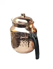 BAKIR KAHVECİ DEMLİĞİ - ÇAY KAZANI İÇİN DEMLİK ÇAYDANLIK - KÜÇÜK BOY